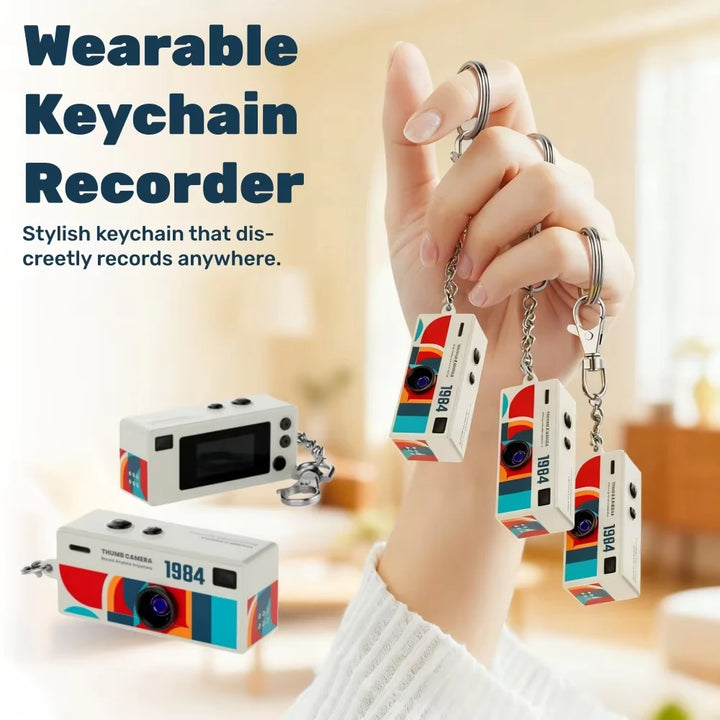 Retro Cam 1984 — Keychain Digital Camera | 1080P HD Camcorder