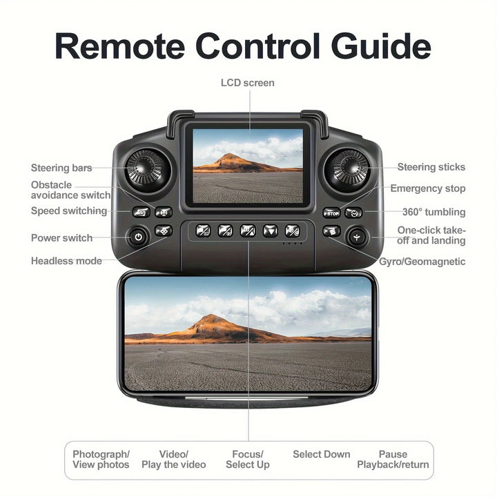 SkyFold Pro — Foldable Dual-Camera Drone | 4K UHD