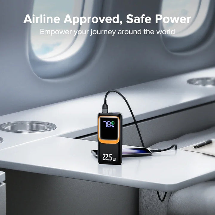 QOOVI PowerCore 20K — 20000mAh Fast-Charging Power Bank