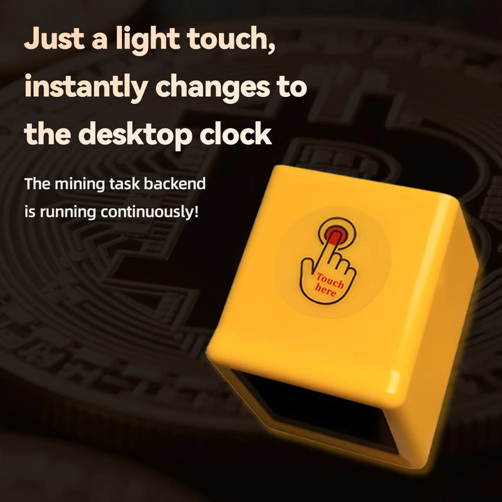BitClock Mini — ESP32 Solo Bitcoin Lottery Miner & Desk Clock