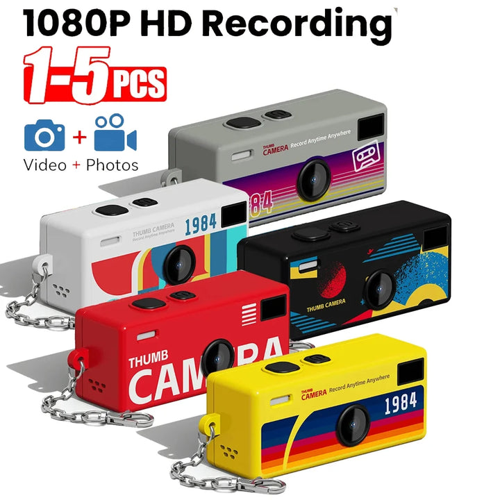 Retro Cam 1984 — Keychain Digital Camera | 1080P HD Camcorder